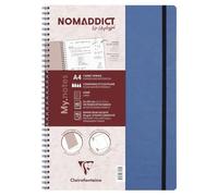 Clairefontaine 783464C Cahier spirale My.Notes A4 120p ligné 90g Bleu