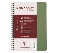 Clairefontaine Cahier Age Bag reliure intégrale A5 100 pages ligné Vert