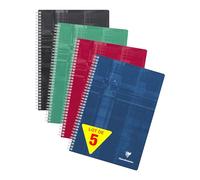 Clairefontaine 786165Cpack - Nomaddict Lot 5 Carnets Pochettes Gris 11x17cm