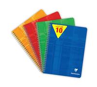 Clairefontaine 78616Cpack - Nomaddict Lot 5 Carnets Pochettes Tabac 11x17cm