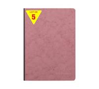 Clairefontaine 795436Cpack Lot 5 Carnet cousu Nomaddict A5 192p DOT 90g