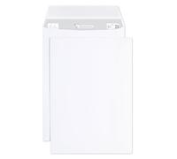 Boite de 500 Pochettes Blanches C5-162x229mm - Auto-Adhésives - 90g/m2 - Blanc