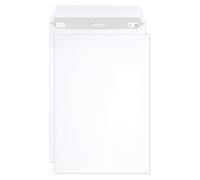 Boite de 250 Pochettes Blanches C4-229x324 mm - Auto-Adhésives - 90g/m2 - Blanc