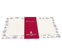 Clairefontaine 812444C - Un Mini Planner 24x12 cm 50 Feuillets Imprimés Détachables - Papier Blanc 90g - Organisation - Planning - Bloc mémo - Collection Moulin Rouge