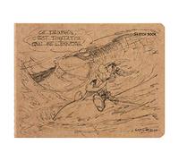 Clairefontaine 813000C - Un Carnet Piqué ''Astérix Crayonnés Sketchbook'' 60 Pages de Papier Dessin Sketch Uni Ivoire 90g, 16x21 cm, Couverture Kraft, 2 visuels, livraison aléatoire