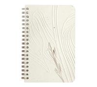 Clairefontaine 813071C - Un Carnet A Spirale avec motif Tulipe / Nature / Floral - 11x17 cm 100 Pages Pointillées / Dots Papier Ivoire 90g - Collection Tulip Paper