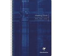 Meeting Book cahier reliure intégrale A4+ 160 pages détachables Couleur aléatoire - Assortis