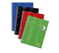 Clairefontaine 8253C Un Dot Book Cahier à Spirale Perforé - A4+ 22,5x29,7 cm - 160 Pages DOT - Papier Blanc 90 g - Couverture Carte Pelliculée Couleur Aléatoire