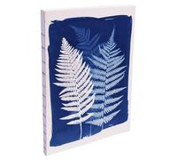 Clairefontaine 83505C - Un Carnet Broché Souple motif Floral / Cyanotype - A5 14,8x21cm - 160 Pages Lignées Papier Blanc 90g - Dos brut - Collection Cyanotype - 2 visuels, livraison aléatoire