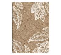 Clairefontaine 83542C - Un Carnet Piqué Cousu Fil Couverture Papier à base de Coques de Cacao - A5 14,8x21 cm 96 Pages Lignées papier Ivoire 90g Collection Jeans&Cocoa - 3 visuels livraison aléatoire