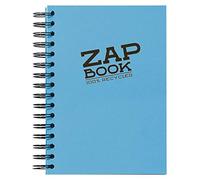 Clairefontaine 8360C Carnet Spiralé Zap Book - 160 Feuilles Papier Croquis 100% Recyclé - A5 14,8x21 cm 80g - Couleur de Couverture Aléatoire (4 coloris possible)
