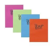 Clairefontaine 8367C Carnet Encollé 1/2 Zap Book - 80 Feuilles Papier Croquis 100% Recy 6 10,5x14,8 cm 80g - Couleur de Couverture Aléatoire