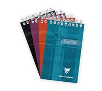 Bloc Pupitre reliure intégrale en-tête 8,5x14cm 160 pages détachables petits carreaux - Assortis