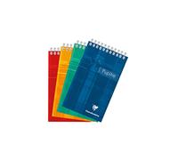 Bloc Pupitre reliure intégrale en-tête 10,5x17cm 160 pages détachables petits carreaux - Assortis