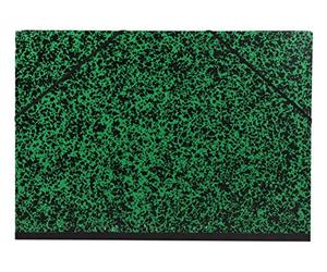 Clairefontaine 93243C - Carton dessin à élastiques 37x52cm Annonay Vert