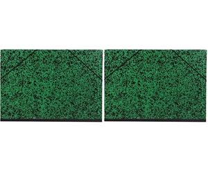 Clairefontaine 93243C - Un carton à dessin Annonay Fermeture élastiques 37x52 cm, Vert (Lot de 2)