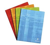 Clairefontaine Cahier brochure dos toilé 24x32 cm 288 pages grands carreaux Seyès – Assortis