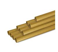 Clairefontaine 95775Cpack - Un Carton De 10 Rouleaux De Kraft Couleur Recy imensions : 3x0,70m - Kraft Recyclé 65g - Couleur : Or - Emballage Cadeau, Loisirs Créatifs, DIY, Papier Cadeau