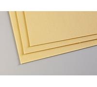 Clairefontaine 96022C Paquet 5 Feuilles Pastelmat 50x70cm 360g jaune d'or