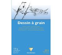 Dessin à Grain bloc collé 20F A3 125g