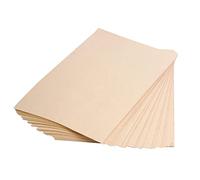 Clairefontaine 975001C Paquet Papier Kraft - 25 Feuilles Papier Kraft Vergé Brun A4 21x29,7 cm 120g - Papier Double Face pour le Croquis et le Dessin