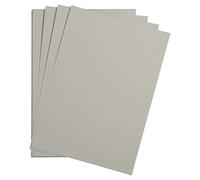 Clairefontaine 975272C Paquet Papier Maya - 25 Feuilles Papier Dessin Lisse Gris Clair - A4 21x29,7 cm 185g - Idéal pour le Dessin et les Activités Créatives