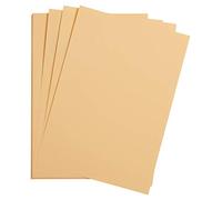 Clairefontaine 975364C Paquet Papier Maya - 25 Feuilles Papier Dessin Lisse Abricot - A3 29,7x42 cm 185g - Idéal pour le Dessin et les Activités Créatives