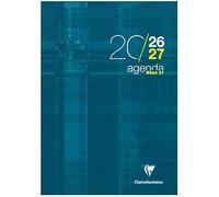 Clairefontaine - Agenda When 21 - Septembre 2026 à Septembre 2027 - Format 21 x 29,7 cm - 1 Semaine Sur 2 Pages - Couleur Vert