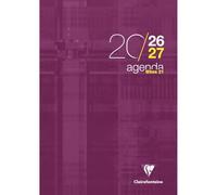 Clairefontaine - Agenda When 21 - Septembre 2026 à Septembre 2027 - Format 21 x 29,7 cm - 1 Semaine Sur 2 Pages - Couleur Violet