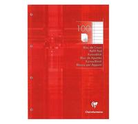Clairefontaine Bloc De Cours Perf. 4 Trous 21x29,7 200 P Ligné + Marge