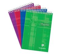 Clairefontaine Bloc pupitre A5 reliure intégrale 160 p., petits carreaux, détachables – Assortis