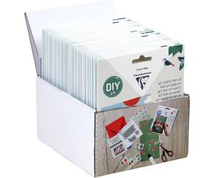 Clairefontaine Boîte 30x Pop-Up assortis Cartes+enveloppes