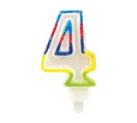 Clairefontaine Bougie chiffre 4