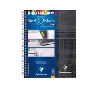 Clairefontaine - Cahier A Reliure Integrale Bind'o Block A5 + 5x5 + 3 Intercalaires Repositionnables