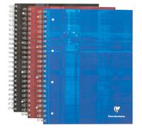Cahier spirales Clairefontaine Bind'o block A4+ 22,5 x 29,7 cm perforé - petits carreaux - 160 pages