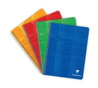 Cahier spirale Clairefontaine Metric 17 x 22 cm - petits carreaux - 100 pages