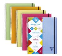 Clairefontaine Cahier à spirale Proactiv'Book 22,5 x 29,7 cm - 90g - Petits carreaux 5x5 - 160 pages