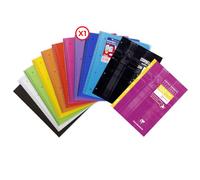 Clairefontaine - Cahier A4+ 160p + Bloc de cours A4 200p + Copies Doubles