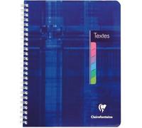 CLAIREFONTAINE Cahier de Textes Reliure Intégrale 17 x 22 cm 144 Pages