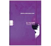 CLAIREFONTAINE Cahier musique et chant 21x29,7 48p séyès/portées 70g