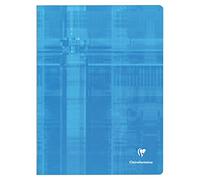 CLAIREFONTAINE Cahier piqué 24x32 96 pages quadrillage petit carreaux 5x5 Coloris Aléatoire