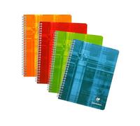 Clairefontaine - Cahier spirale Metric - 17 x 22 cm - grands carreaux - 180 pages
