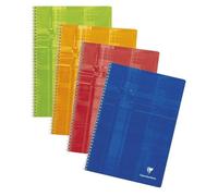 Cahier reliure intégrale Clairefontaine Metric 21 x 29,7 cm assortis - ligné - 100 pages