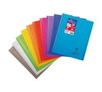 Clairefontaine Cahier spirale Koverbook 396001C A4+ 160 pages détachables petits carreaux 90 g