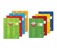 Cahier reliure intégrale déficients visuels 24x32cm 100 pages grands carreaux noirs 2,5mm agrandis 10x10 Couleur aléatoire - Assortis