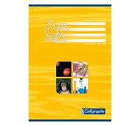 Clairefontaine Cahier travaux pratiques Calligraphe 7598C A4 96 p grands carreaux 70g unies 90g