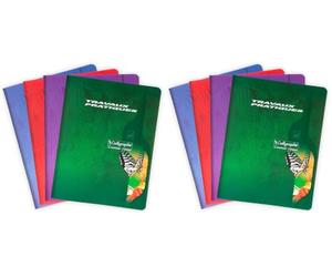 Clairefontaine Calligraphe 2592C - Cahier TP 17x22cm 96p Grands Carreaux 70g + Unies 90g (Lot de 2)
