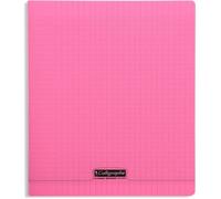 CLAIREFONTAINE Calligraphe Cahier Piqué Polypro Rose 24 x 32 cm 96 Pages
