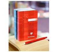 Clairefontaine Carnet piqué Metric 9 x 14 cm – Petits carreaux – 96 pages – Papier 90 g