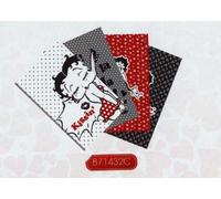Clairefontaine, carnet piqué BETTYBOOP, 9x14cm, 96p, 5x5 E, 3 visuels disponibles
